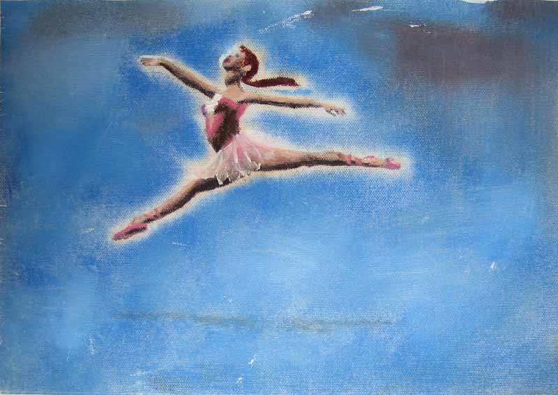 001 Ballerina In Flight